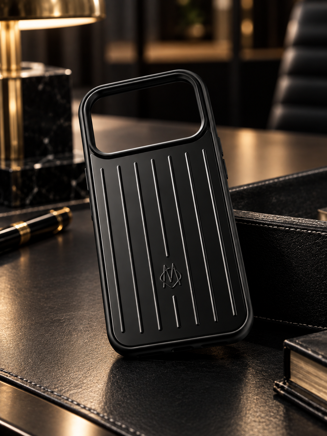 Luxury Black Aluminum Case for iPhone 17 Pro – Premium Phone Cover