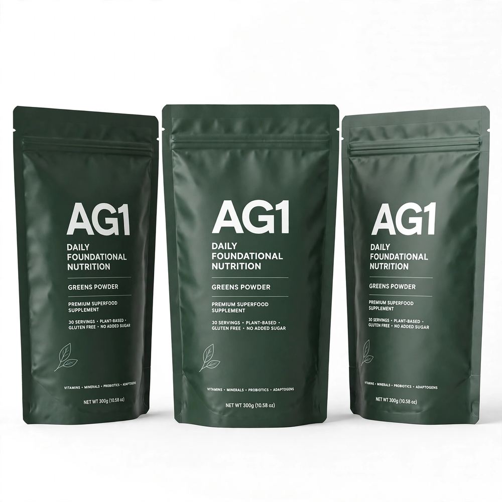 Pack of 3 Genuine AG1 Daily Foundational Nutrition 12.7oz 360g 90 Day Supply