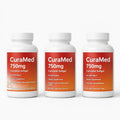 CuraMed 750mg 3 Pack Dietary Supplement 120 Softgels Each