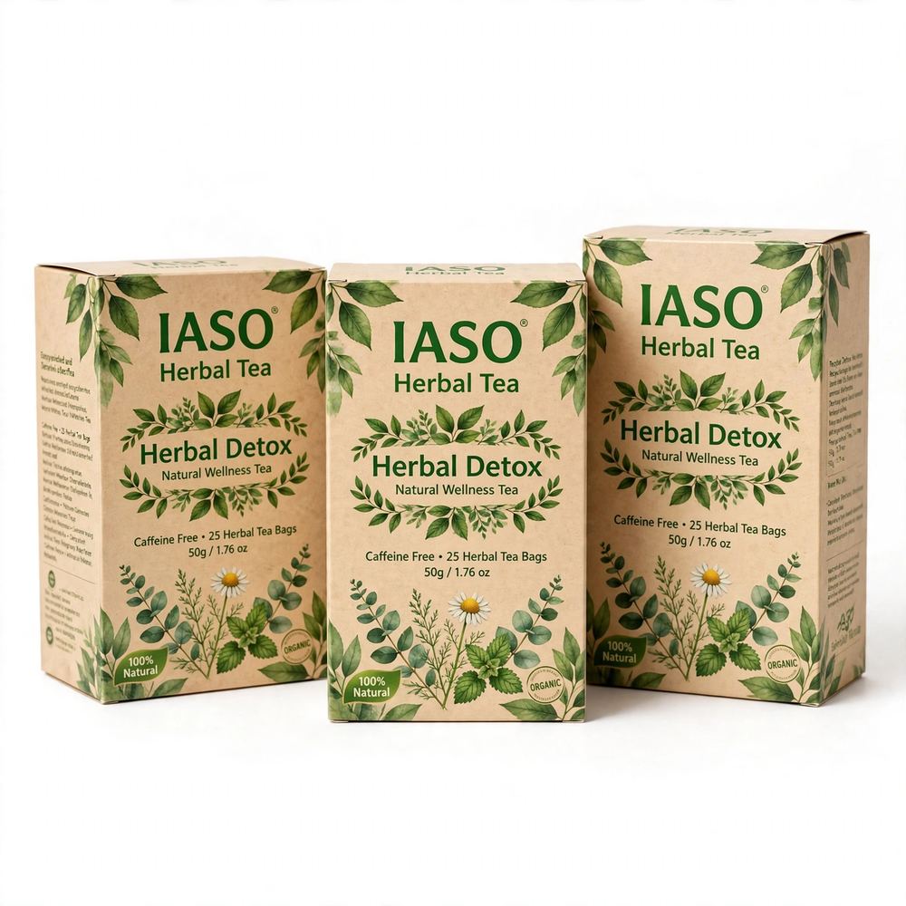 Pack of 3 TLC IASO Herbal Tea 25 Tea Bags Each Total Life Changes