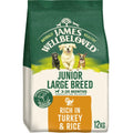 James Wellbeloved Junior Large Breed Dry Dog Food (12kg) – Hypoallergenic Turkey & Rice