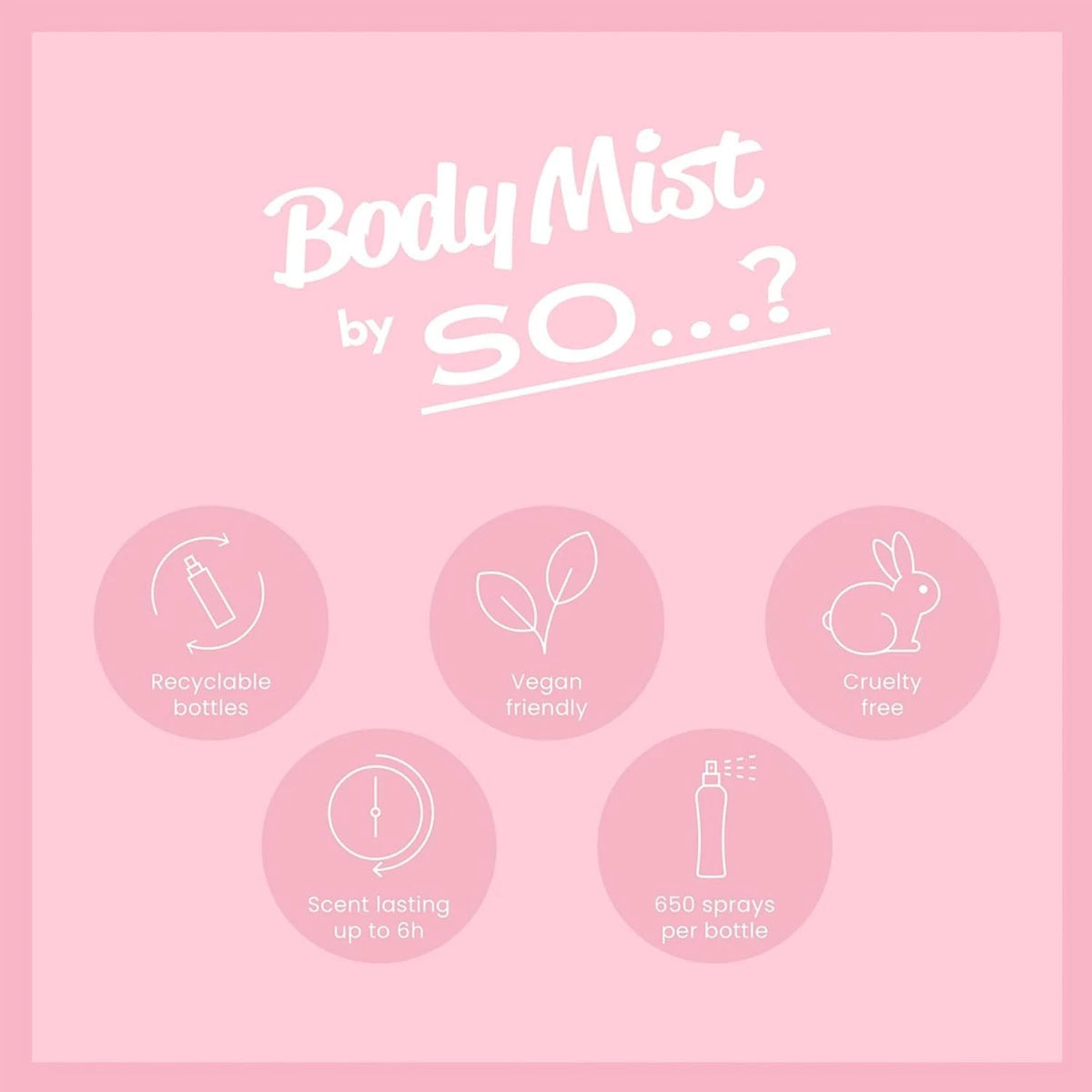 Body Mist By So…? Vanilla Fragrance Spray for Women (100ml) – Sweet & Long-Lasting Body Spray