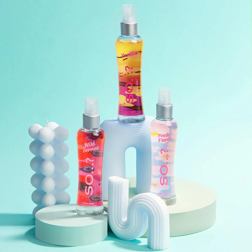 Body Mist By So…? Vanilla Fragrance Spray for Women (100ml) – Sweet & Long-Lasting Body Spray
