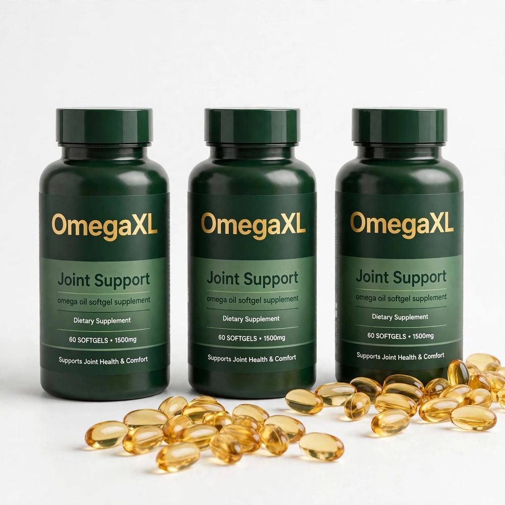Pack of 3 OmegaXL Joint Support Supplement 300 Capsules Each
