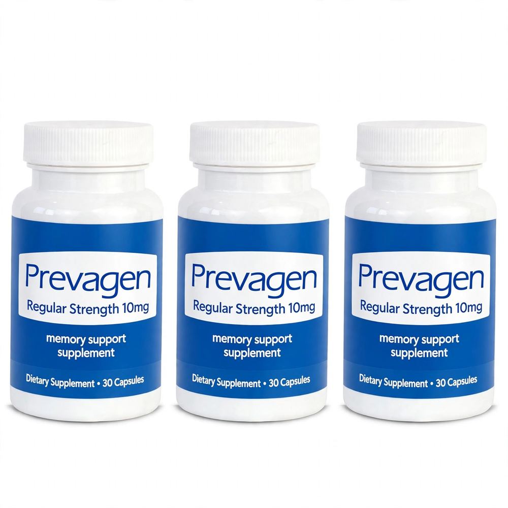 Pack of 3 Prevagen® Regular Strength 10mg 60 Capsules Each