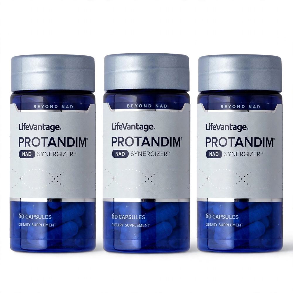 Pack of 3 LifeVantage Protandim NAD Synergizer, NAD Supplement  60 Capsules Each