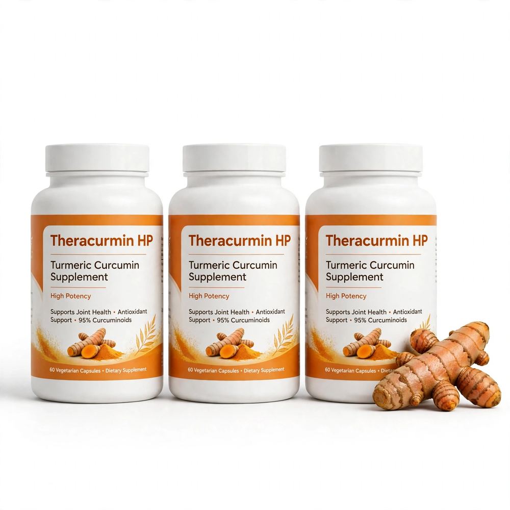 Pack of 3 Integrative Therapeutics Theracurmin HP 120 Capsules Each